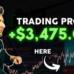 LIVE TRADING CRYPTO - How To Profit +$3,475 In A Week | 10x Strategy