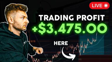 LIVE TRADING CRYPTO - How To Profit +$3,475 In A Week | 10x Strategy
