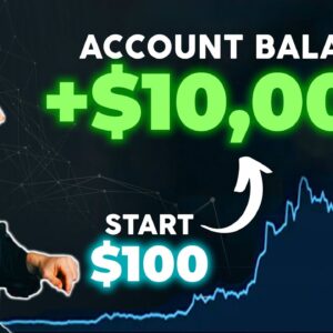 How To Grow $100 To $10,000 Trading Crypto In 2024 | 100x Strategy