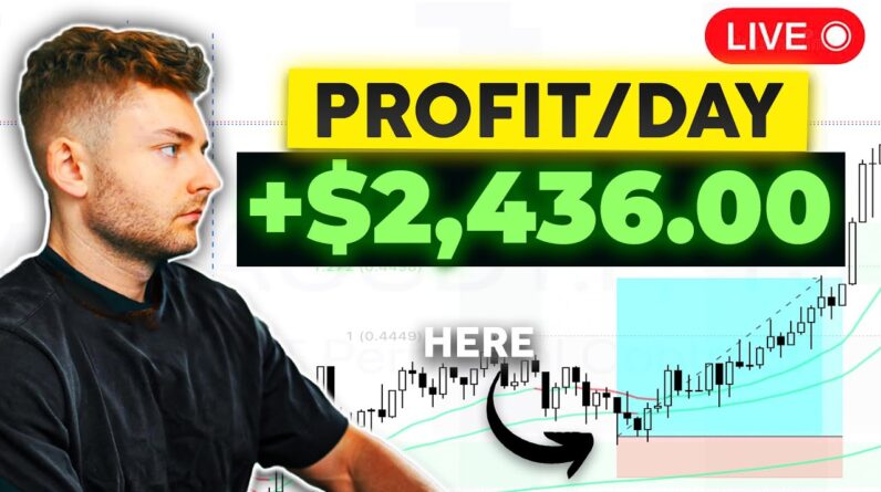 LIVE TRADING CRYPTO - How To Make $2,437 In A Day | 10x Strategy