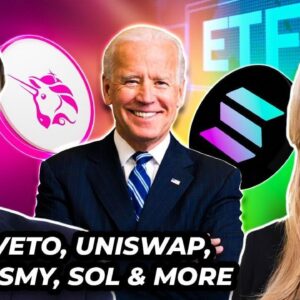 Crypto News: Biden Vetoes Bill, BTC, Solana ETF, JASMY & MORE!