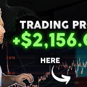 LIVE TRADING - How To Profit $2,156 In A Day [100x Crypto Strategy]