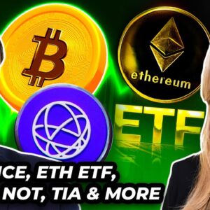 Crypto News: Bitcoin, ETH ETFs, Stablecoins, TIA, Alt Season & MORE!