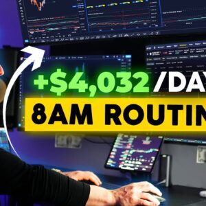 My Daily Trading Routine to make $4,032/Day [Live Results]