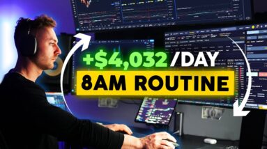 My Daily Trading Routine to make $4,032/Day [Live Results]