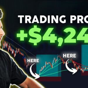 LIVE TRADING CRYPTO - How I Make $4,246 In A Day [100x Strategy]