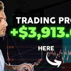 LIVE TRADING - How To Make $3,913 In A Day (100x Strategy 2024)