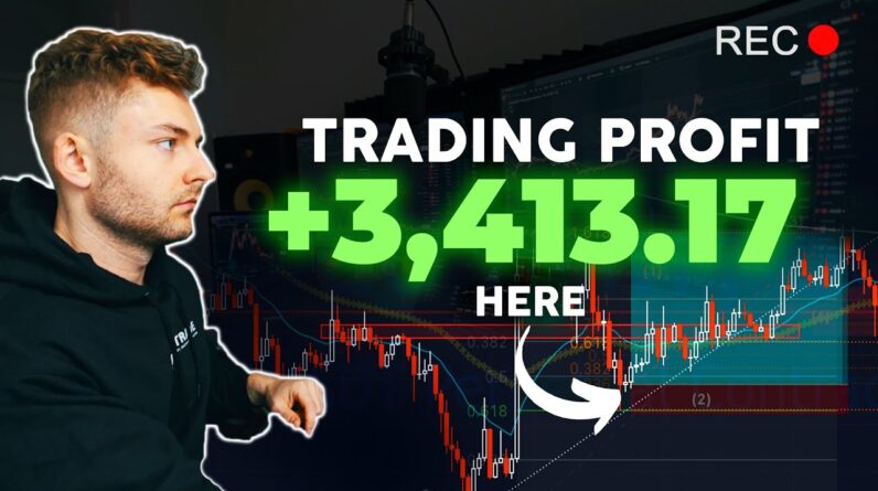 How To Make $3,413 In A Day LIVE TRADING [Daily 10x Strategy]