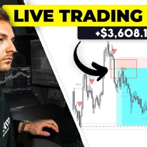 LIVE TRADING CRYPTO - How To Profit $3,608 in a Day [10x Strategy]