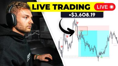 LIVE TRADING CRYPTO - How To Profit $3,608 in a Day [10x Strategy]