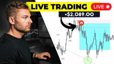 LIVE TRADING CRYPTO - How To Make $2,098 In One Day (100x Strategy)