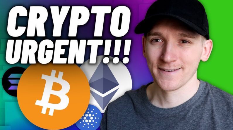 Crypto Alert: Time To Buy!!!? (Urgent)