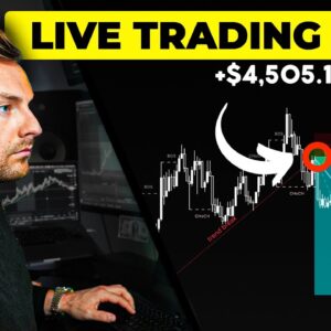 LIVE TRADING CRYPTO - How To Profit $4,504 in 5 Trades (10x Strategy)