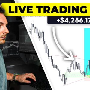 LIVE TRADING CRYPTO - How To Profit $4,286 Risking $500 (100x Strategy)