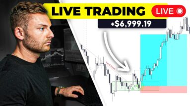 LIVE TRADING CRYPTO - How To Profit $6,999 Risking $500 (100x Trading)
