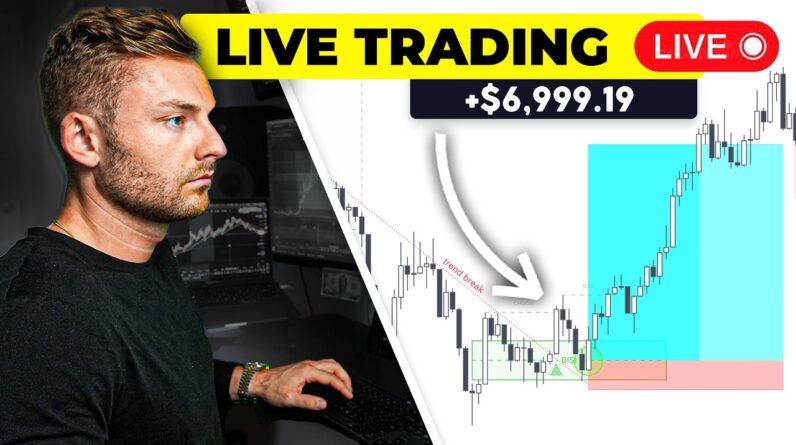 LIVE TRADING CRYPTO - How To Profit $6,999 Risking $500 (100x Trading)