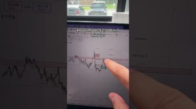 How I Made $2,500 In 7 Minutes #trading