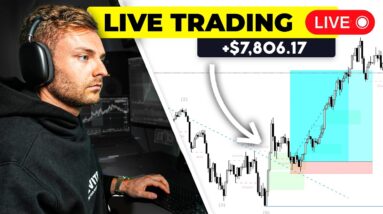 LIVE TRADING CRYPTO - How I Profit $7,806 Risking $1k (10x Strategy)