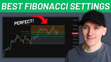 BEST Fibonacci Retracement Settings for Trading!! (Live Example)