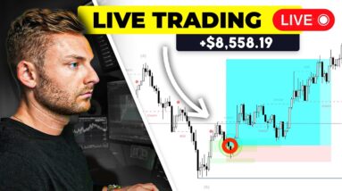 LIVE DAY TRADING - How I Profit $8,558 Risking $1k [10x Strategy]